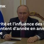 L’autorité et l’influence des BRICS augmentent d’année en année, dit Poutine