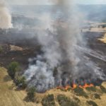 Important incendie en Haute-Loire : plus de 100 hectares partis en fumée, les pompiers toujours sur place